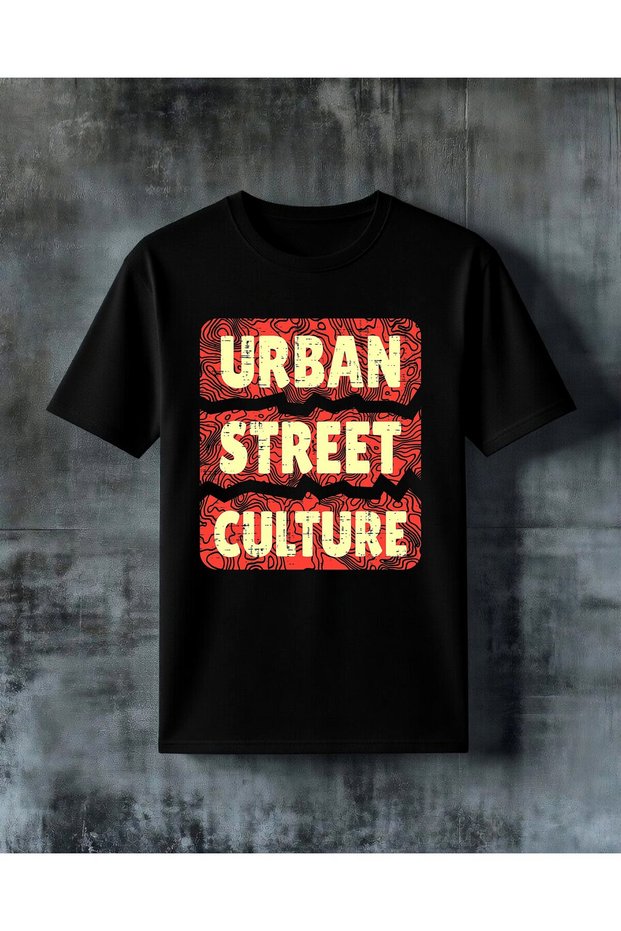 Urban Street Kultur Printed Oversize T-Shirt