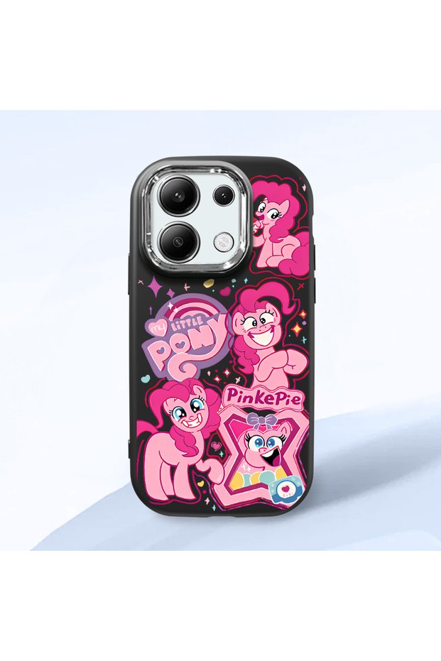 Redmi Note 13 4g Compatible Black Silicone Case with Shock-Absorbing Camera Protections
