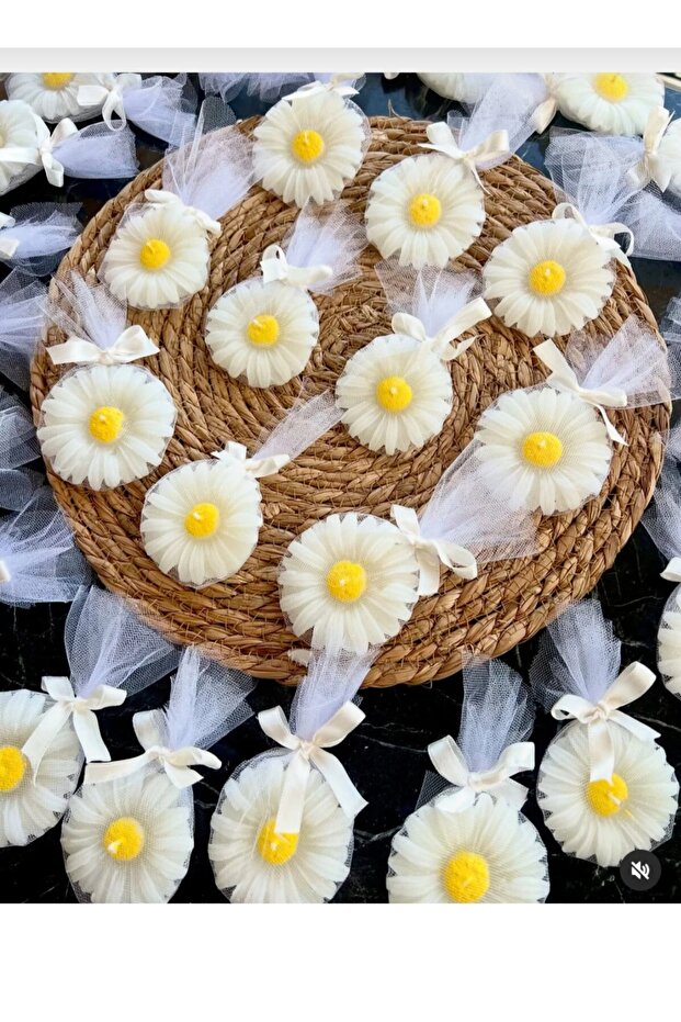 10 Pieces of Daisy Candles # Mum # Gift # Soz # April