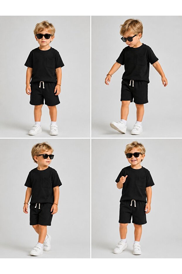 Boys' Shorts Top and Bottom Set