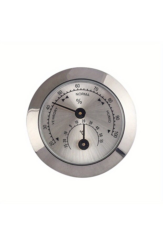 B Round Precision Humidor Cigar Hygrometer Mini Portable Mechanical Accurate Humidor Hygrometer Hum.