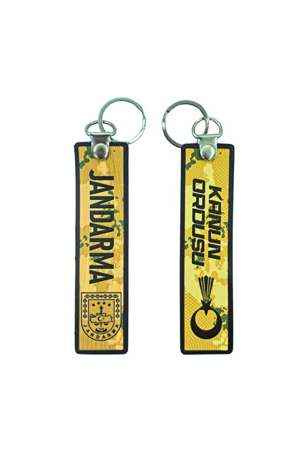 Jandarma Turkish Flag Keychain - Law Enforcement Force