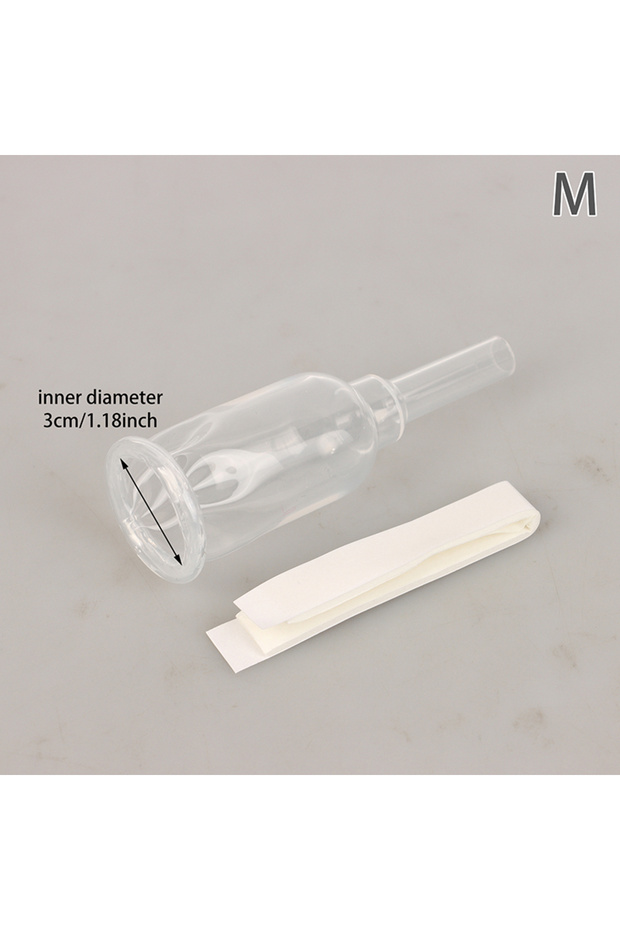 M Sterilized Comfortable Medical Silicone Male External Catheter Self Adhesive Silicone Catheter Ex.