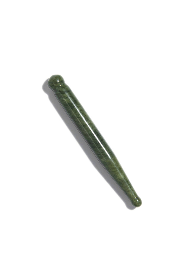 Green S Natural Jade Stone Gua Sha Acupuncture Pen Deep Tissue Meridian Scraping Massage Tools Faci