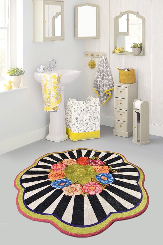 Bathmat Non-Slip Underside Diameter: 100 Cm Loan
