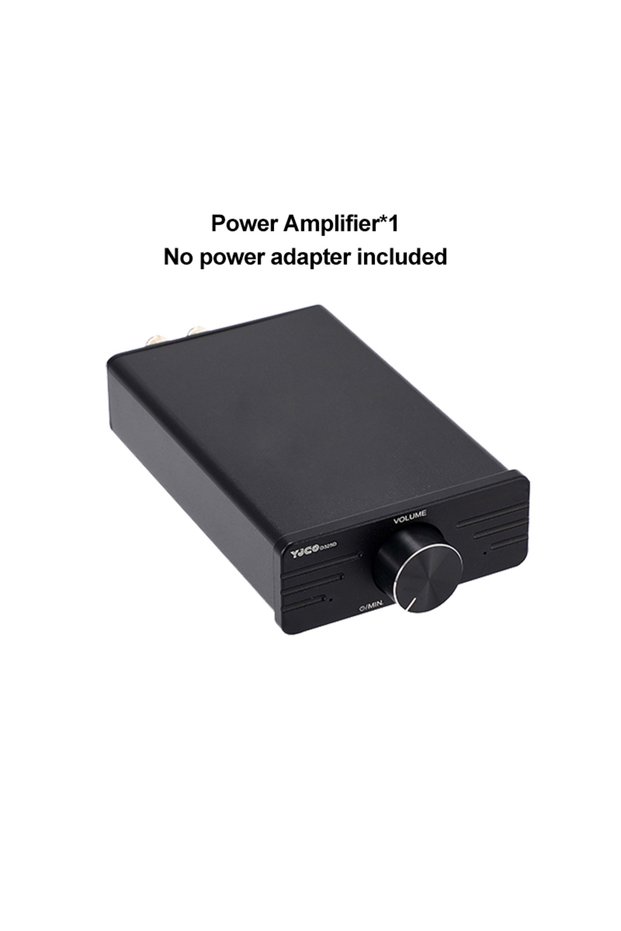 DC 24V-48V black YJCO TPA3255 HiFi Digital Audiophile Amplifier Dual Channel High Power Amp 300W*2 O