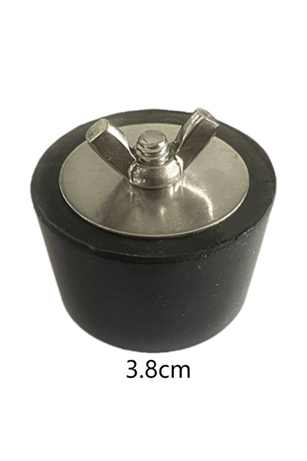 3.8cm Winter Antifreeze Pool Plugs - Expandable Winterizing Stoppers with SS Screws for Pipe Sea...
