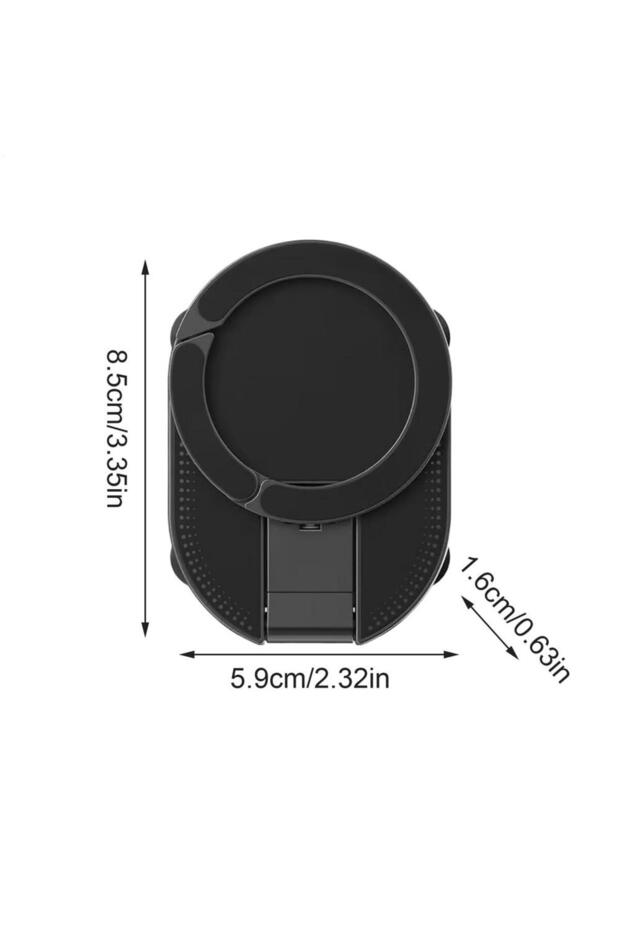 Black Magnetic Car Phone Holder 360 Degree Rotating Magnetic Phone Mount Portable Stand Holder for T