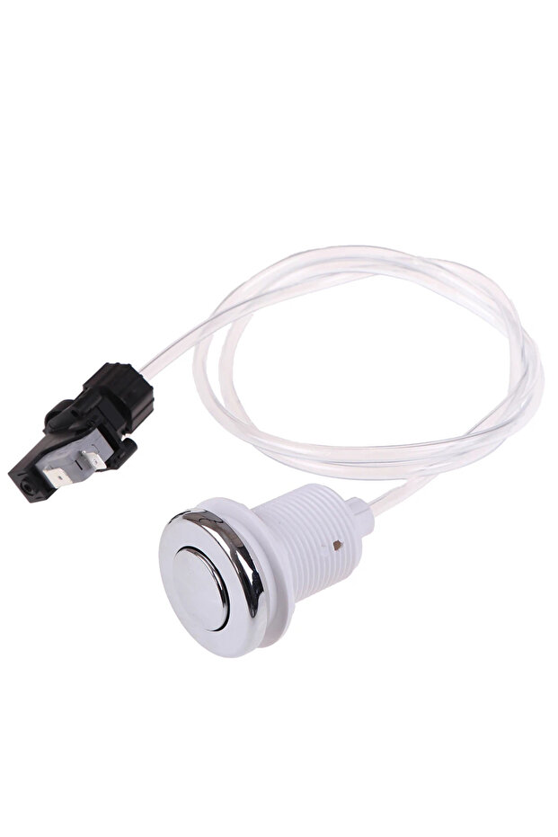 black 16A Pneumatic Air Button Switch On-Off Push Switch for Bath Spa Tub Jet Control Kits