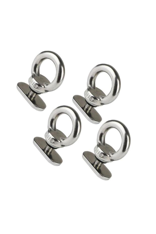 4pcs 304 〔E〕2/4Pcs 304 316 Stainless Steel Tie Down Rail Mount Eyelet For Kayak Canoe Boat Multifunc