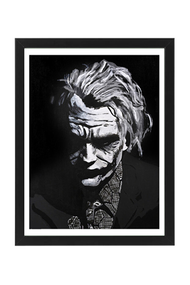 Joker Art Poster with Frame 30x40cm