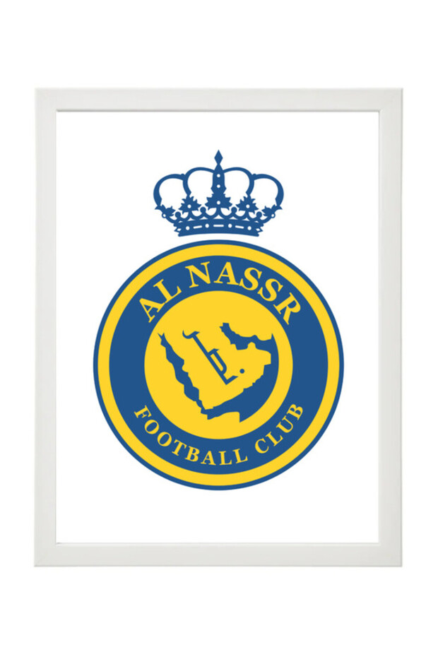 Al-Nassr FC , Soccer Gift , Poster with Frame 30x40cm