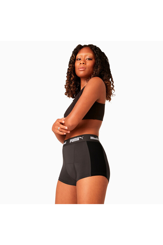 Women x Modibodi Active Boyshort (Moderate-Heavy) - Black