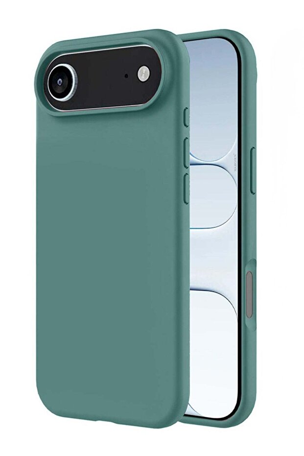Liquid Silicone Protective Phone Case for iPhone 17 Air, Soft Anti-Scratch Microfiber Lining