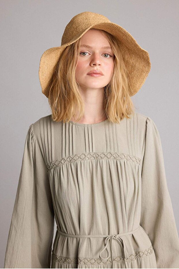 Manuka X Beige Straw Hat H6727Ax26Sm