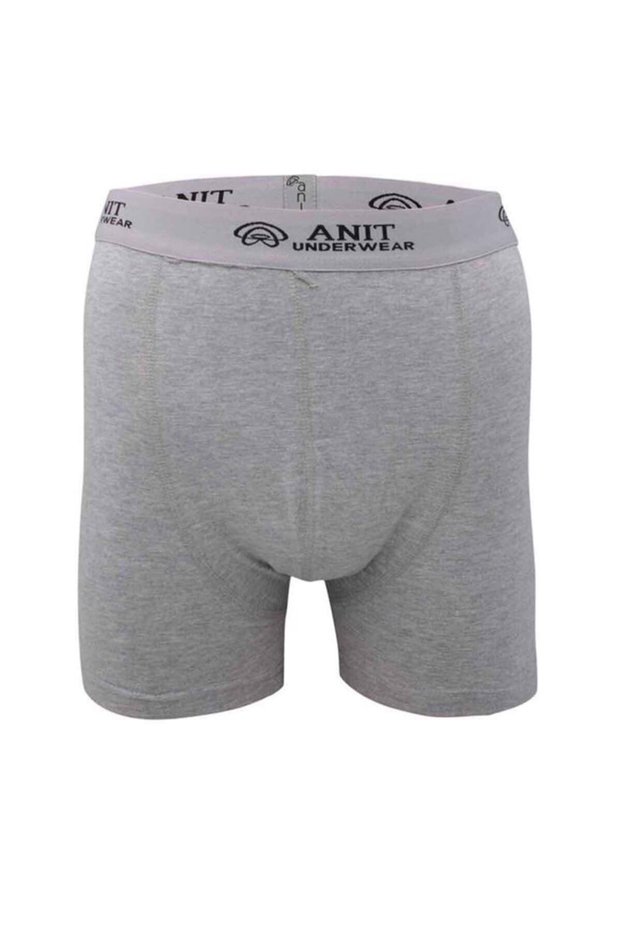 Glb-Stl41414 Short Leg Lycra Men's Boxer Gray - 1115A