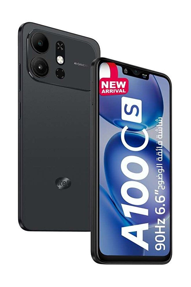 A100Cs أسود طبيعي 2+4 جيجابايت رام 64 جيجابايت 4G - إصدار الشرق الأوسط