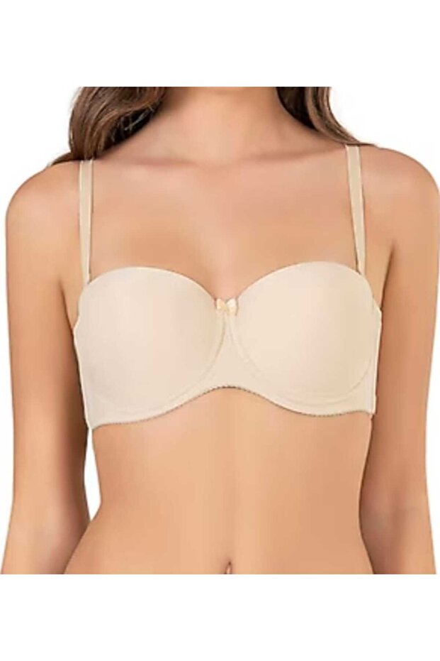 Strapless Covered Non-Padded Bra