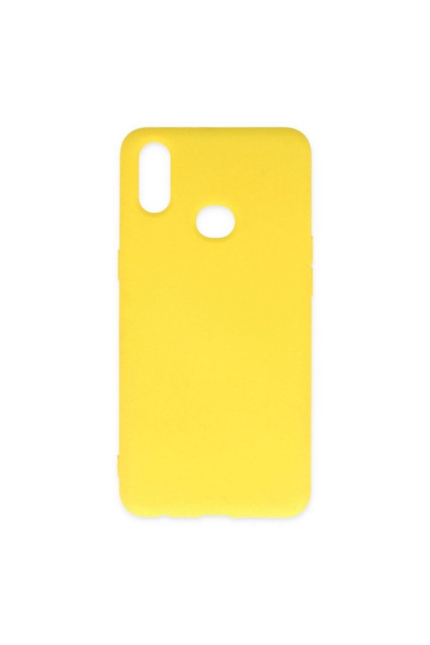 Samsung galaxy a10s case nano inner velvet silicone - yellow