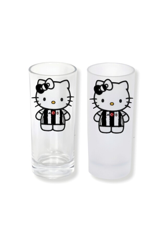 Kara Kartal Hello Kitty Rakı Glass With/Without Ice Option – 1 Stylish Presentation Glass 047