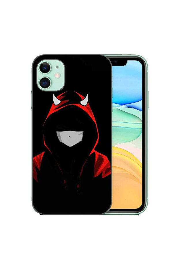 Case compatible with Apple iPhone 11 Silicone Gel Tpu Devil Model