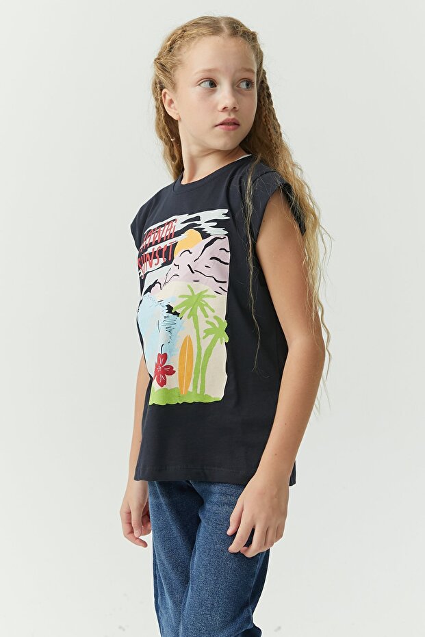 Girl's Printed T-shirt