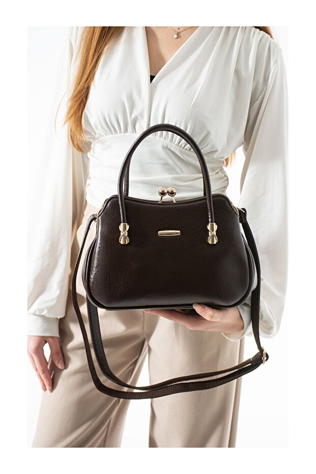 Burslu Women's Shoulder Bag Clip-On Handbag Crossbody Bag