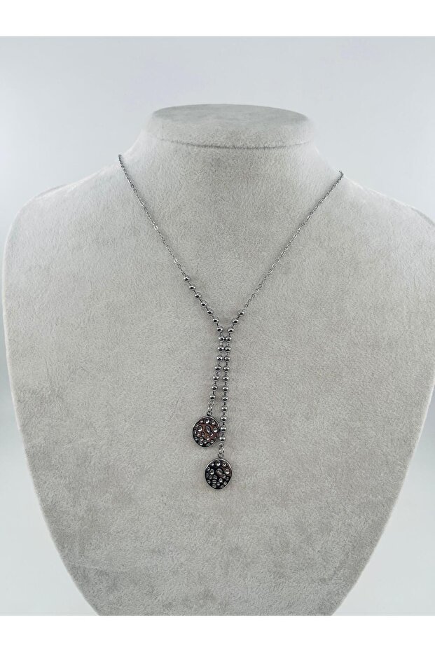 Steel Necklace Elegant Office Style Complement Stylish Gift