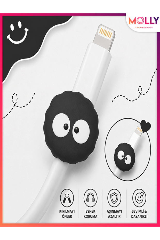 Figured Silicone Cable Protector – Cute Device to Prevent Cable Breakage