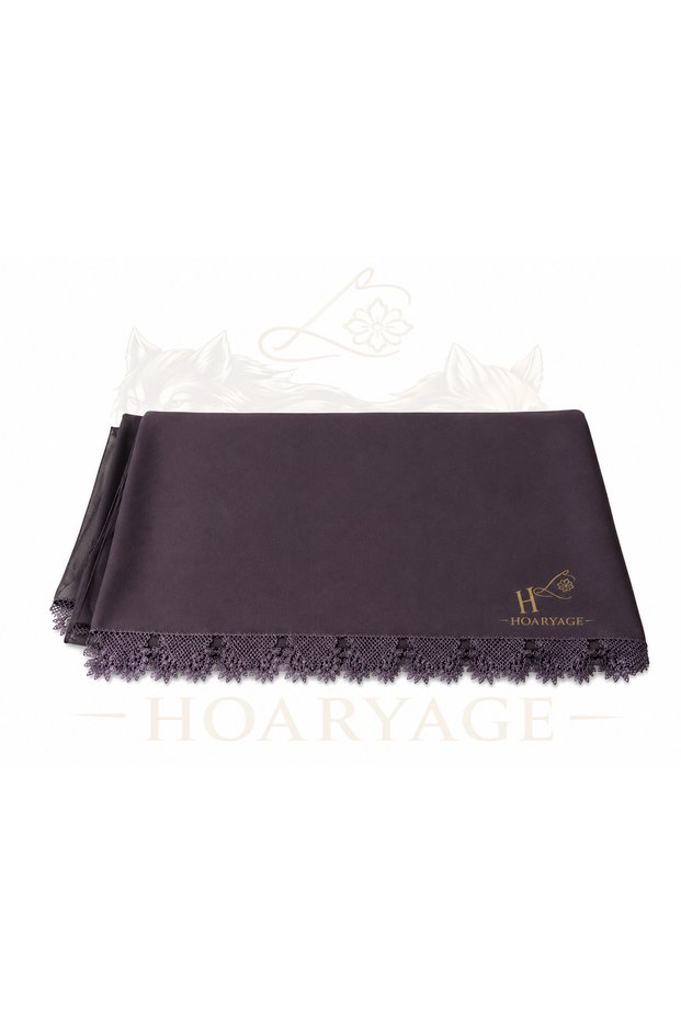 Handcrafted Needle Embroidered Prayer Cover Dowry Cover Mevlit Headscarf Crepe Fabric 145X75 cm