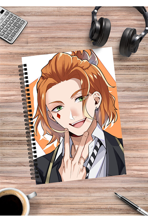 Twisted Wonderland Anime Spiral Notebook A5 (50 Sheets)