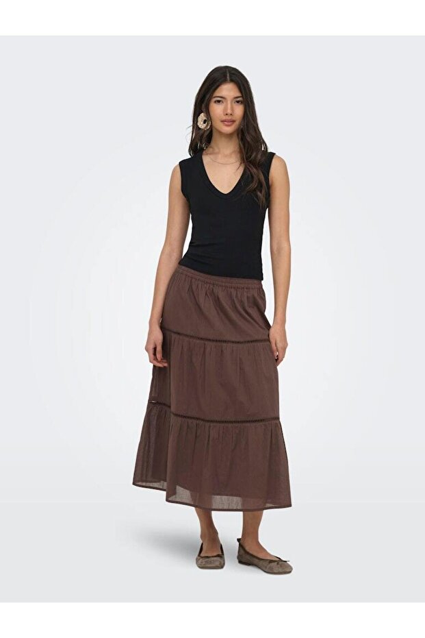 Long Skirt 100% Cotton 15372413 Onlisabella Long Skirt Wvn
