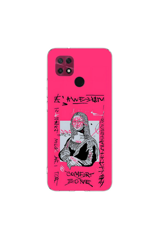 Poco C40 Compatible Graffiti 1 Design Transparent Case
