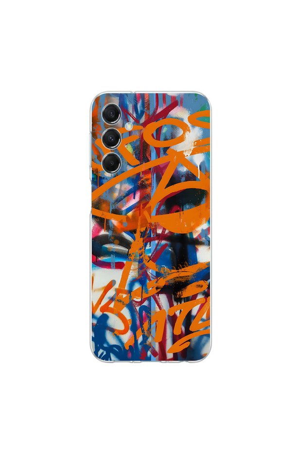 Samsung Galaxy M34 Compatible Graffiti 2 Design Transparent Case