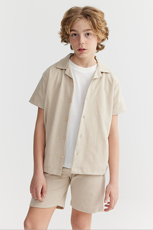 Boy's Textured Shirt