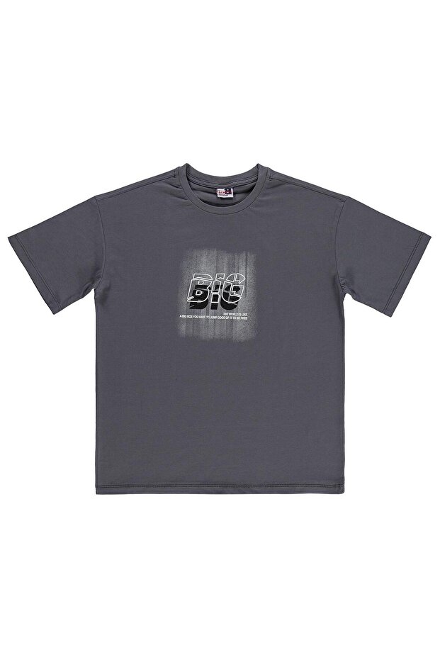 Boy's T-Shirt 10-14 Years Old - Gray