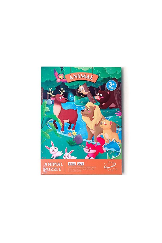 PUZZLE 83PCS 2in1 3+