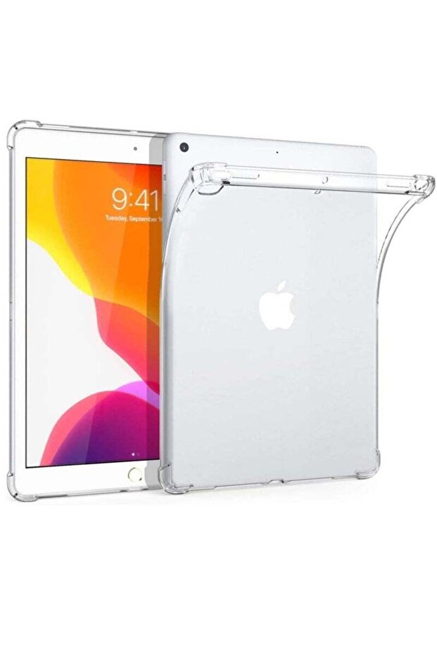SmartGrist TPU Shock-Absorption Crystal Transparent Back Protective Cover for Apple iPad Air (2013) and iPad Air 2 (2014)