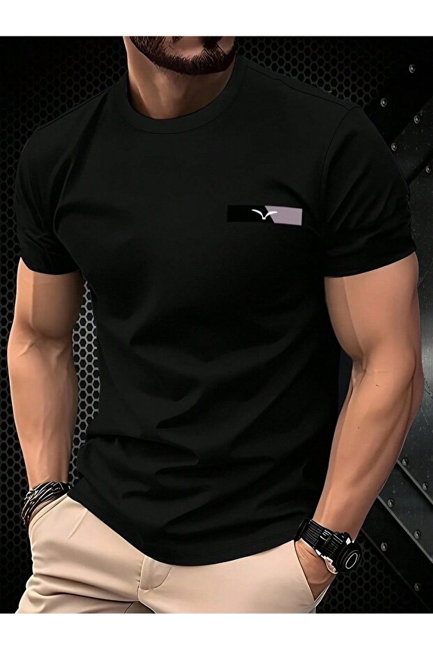 قميص كومفورت فيت ديلي مطبوع من الأمام