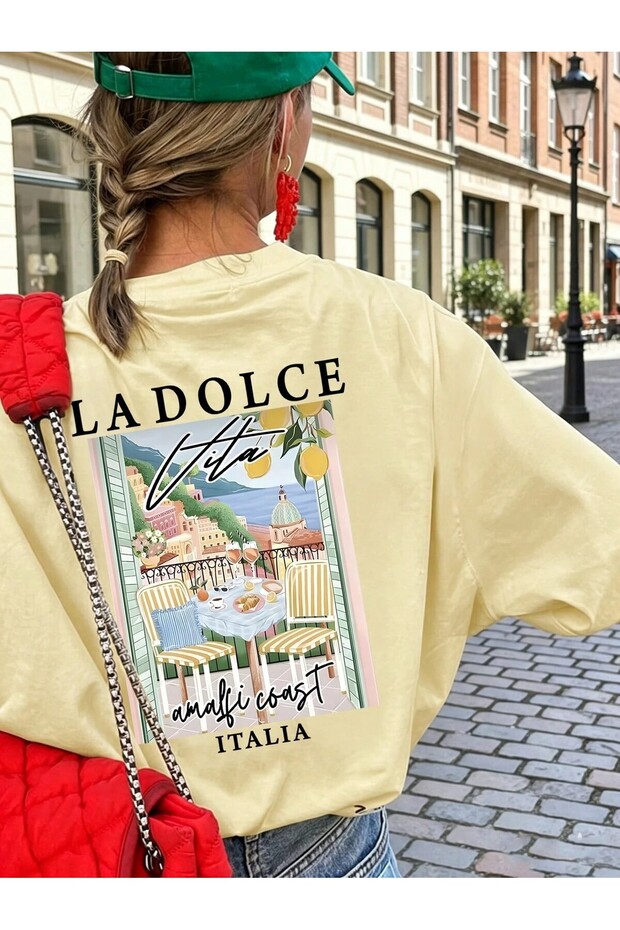 Ladolce Print T-Shirt T-Shirt (Women)