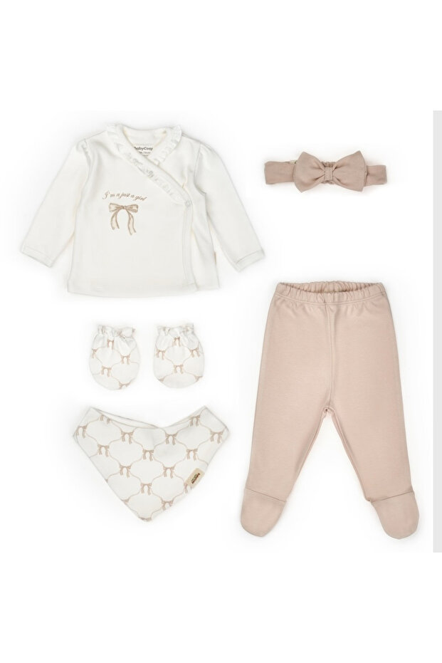 Baby Girl Organic 5-Piece Newborn Set
