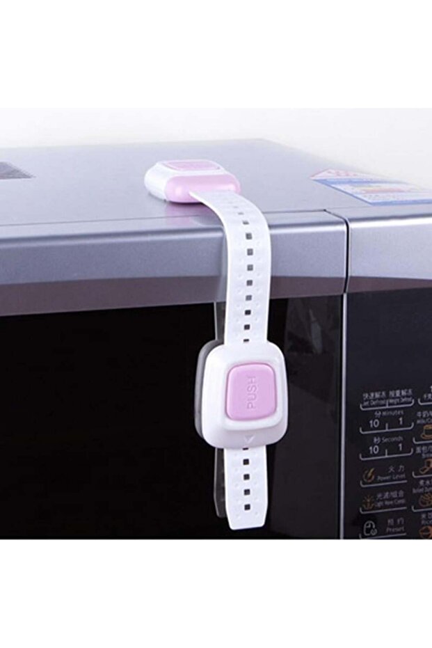 Door Locking Device - Refrigerator and Drawer Security - Pink