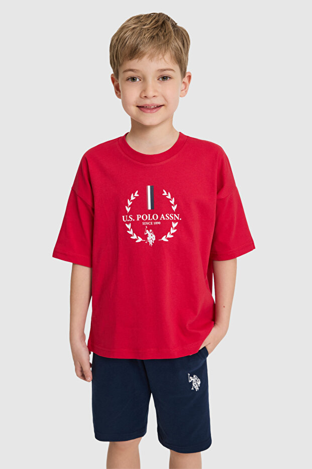 Boy's Red Top and Bottom Set 50326863-Vr030