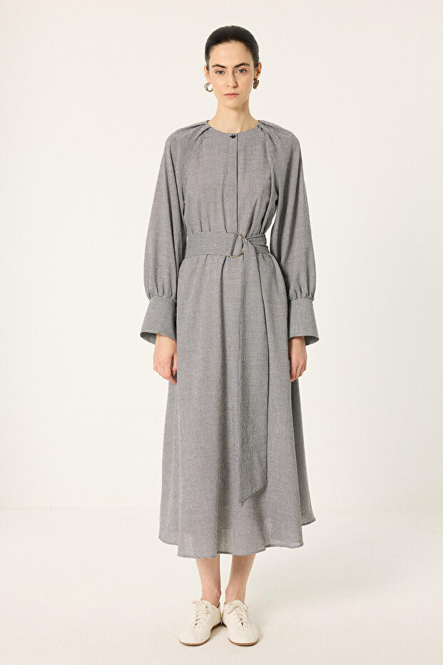 Belted Potekare Dress