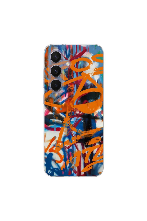 Samsung Galaxy S26 Compatible Graffiti 2 Design Transparent Case