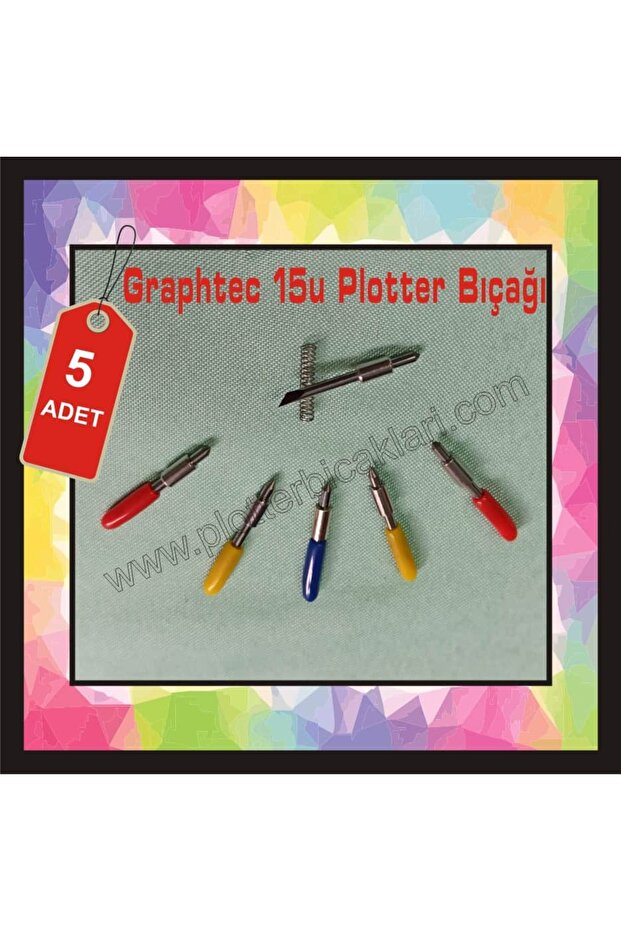 Graphtec 15u plotter bıçak 5 adet
