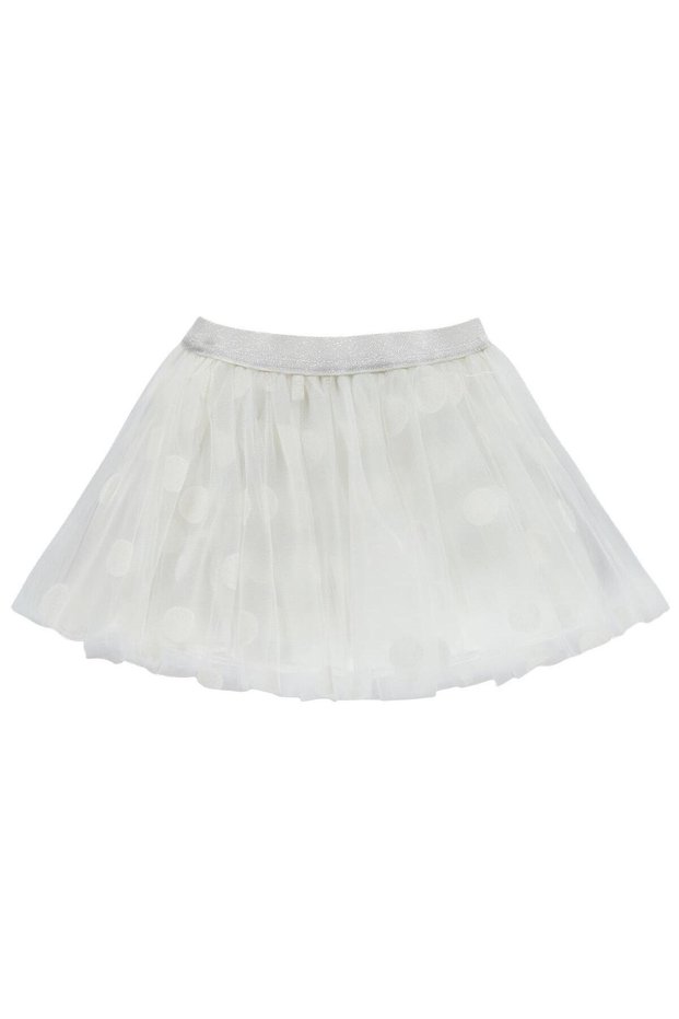 Puan Empirme Tulle 6-18 Months Skirt - Ecru