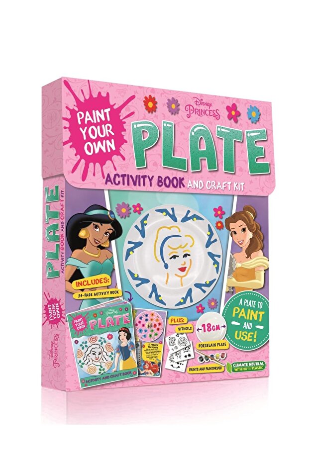 Disney Princess: Paint Your Own Plate Activity B
