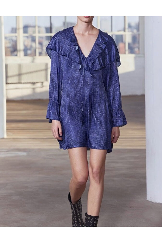 Rochie scurta, Albastru - 1