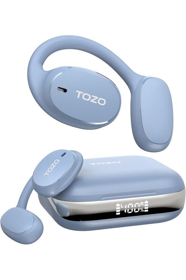 O2 True Open Ear Wireless Headphones Lightweight with Multi-Angle Adjustment, Bluetooth 5.3 Earbuds